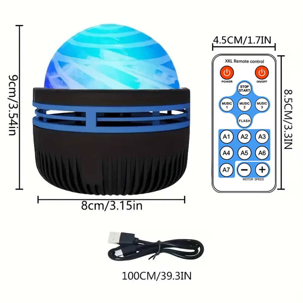 Colorful LED Galaxy Sky Projector