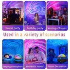 Colorful LED Galaxy Sky Projector