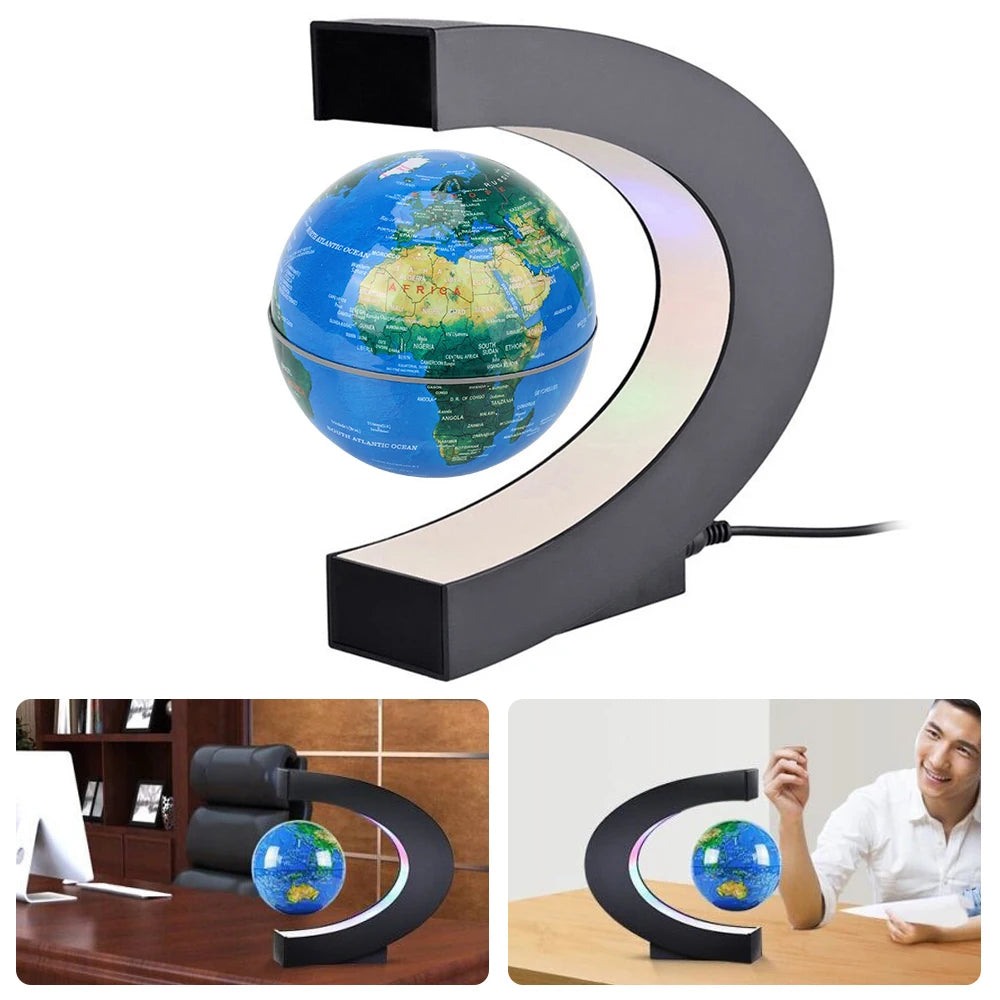 Floating Magnetic Levitation LED Globe Lamp