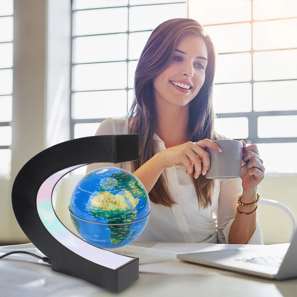 Floating Magnetic Levitation LED Globe Lamp