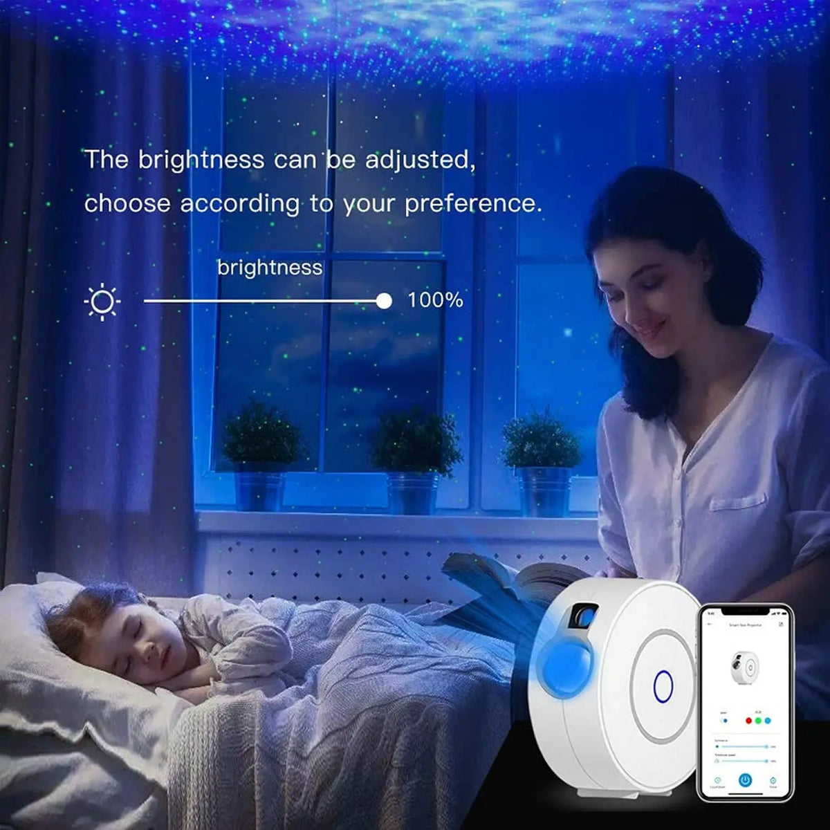 Smart Aurora Galaxy Star Projector