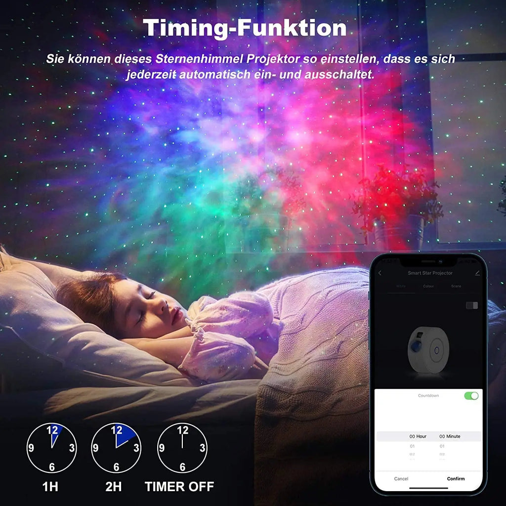 Smart Aurora Galaxy Star Projector
