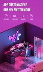 RGB Intelligent Hexagonal Wall Lamp