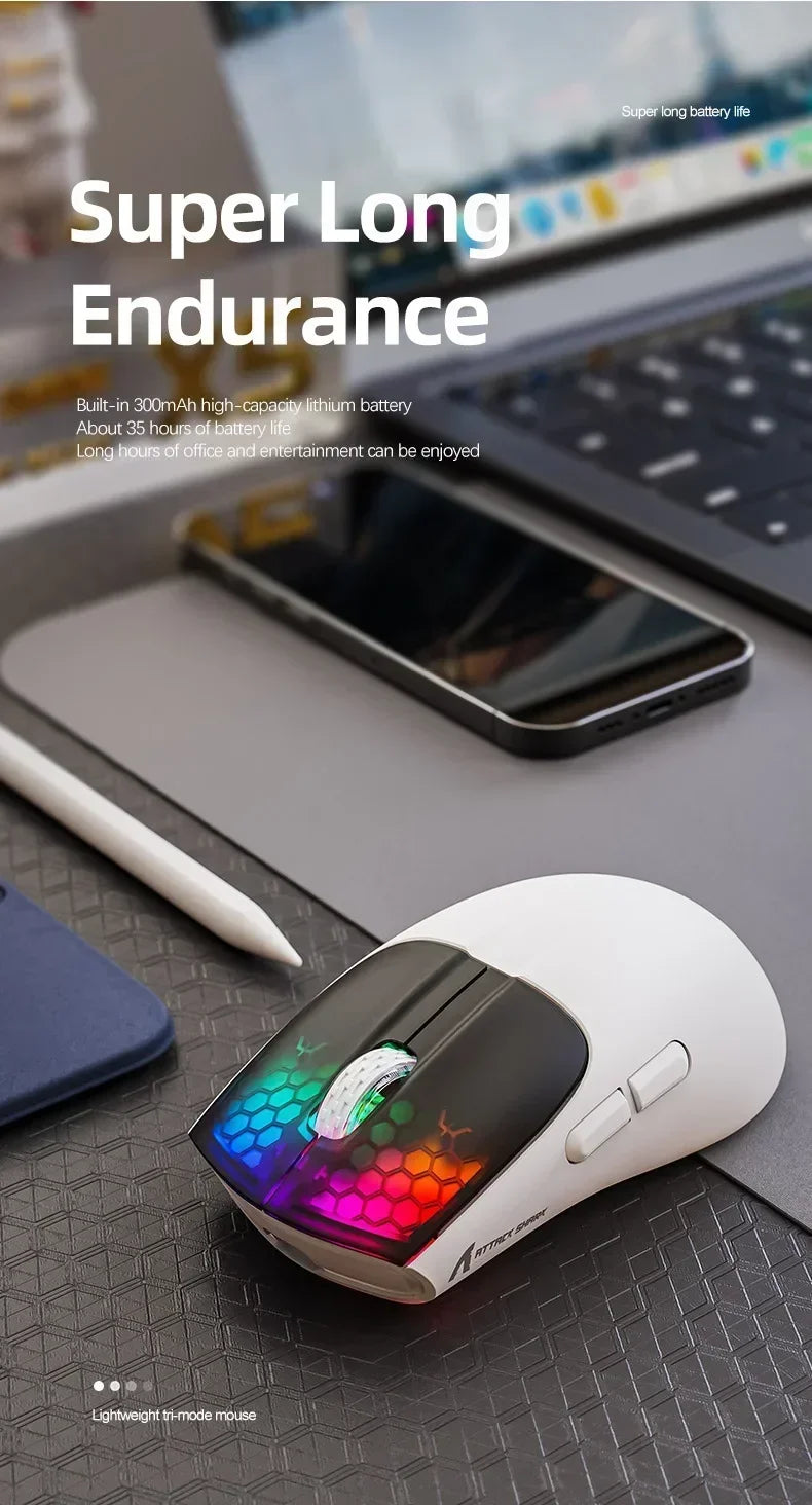 X5 RGB Wireless Gaming Mouse with 3 Modes