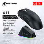 Attack Shark X11 RGB Wireless Gaming Mouse