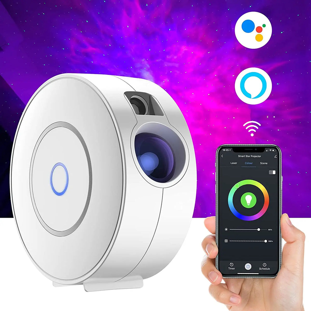 Smart Aurora Galaxy Star Projector