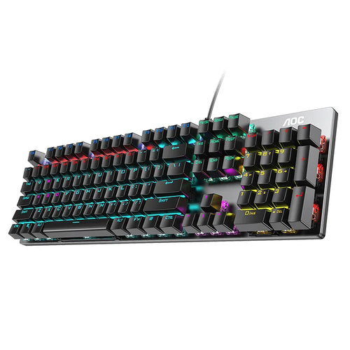 104 Keys RGB Metal Mechanical Gaming Keyboard