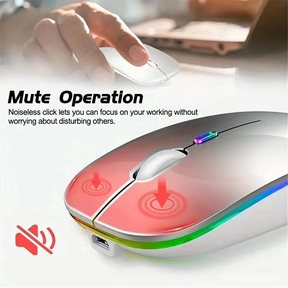 RGB Rechargeable Wireless Gaming Mouse