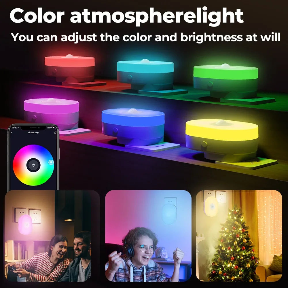 Smart WiFi RGB Motion Sensor Wall Lamp