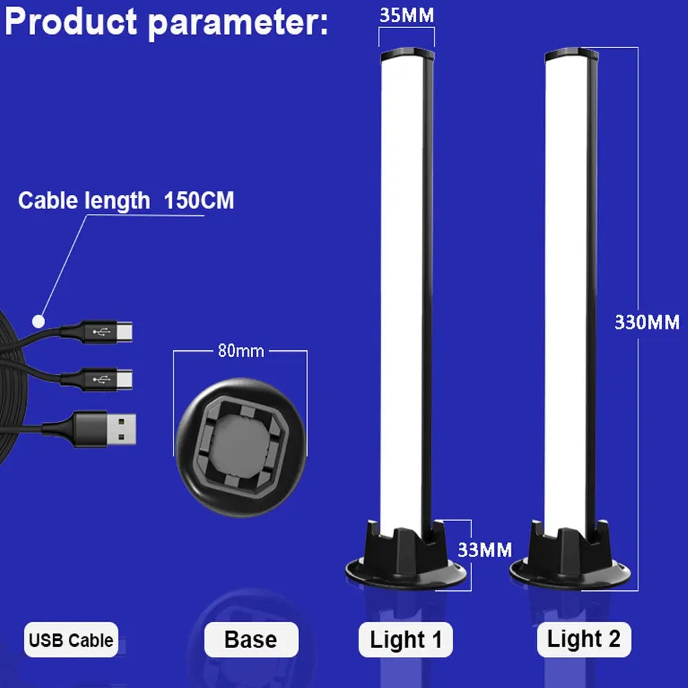 Smart RGB Music Rhythm Light Bar