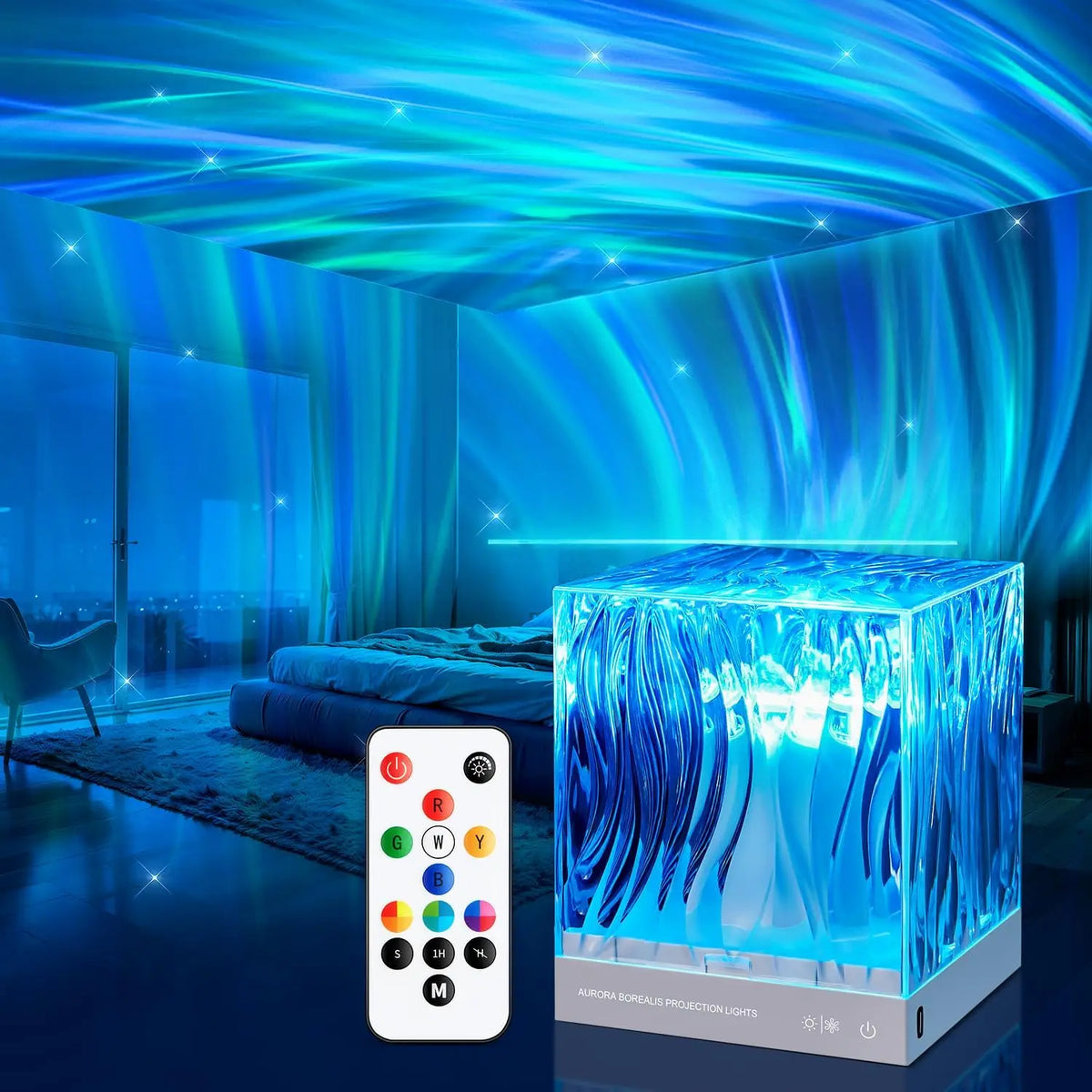 Northern Lights Ocean Sky Projector Lamp