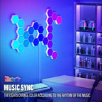 RGB Intelligent Hexagonal Wall Lamp