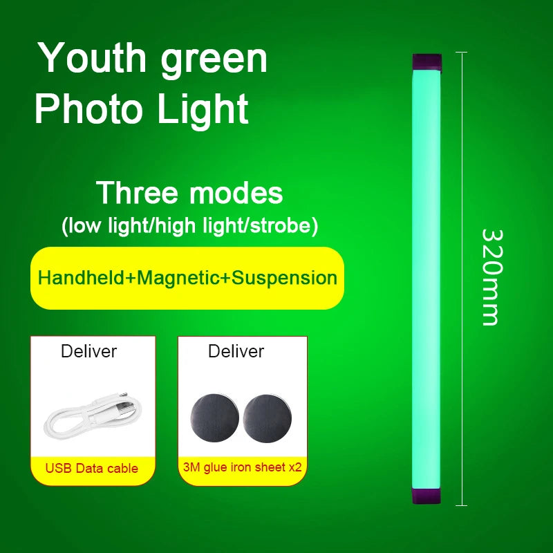 Handheld LED Video Light Wand Stick Lamp