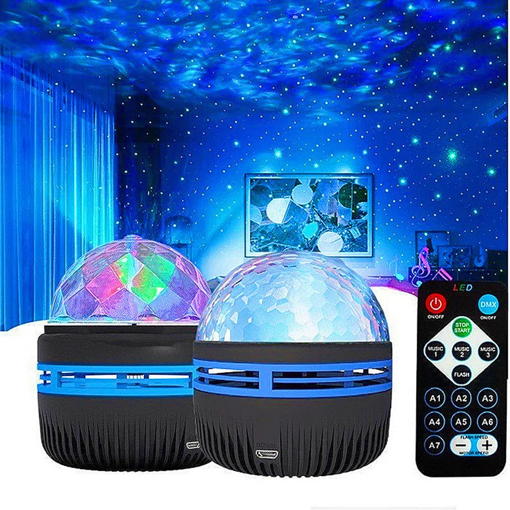 USB 360° Rotating Galaxy Projector Lamp