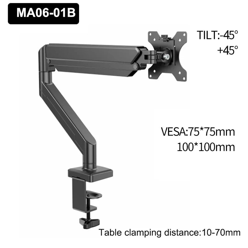 Adjustable Single Monitor Mount Stand
