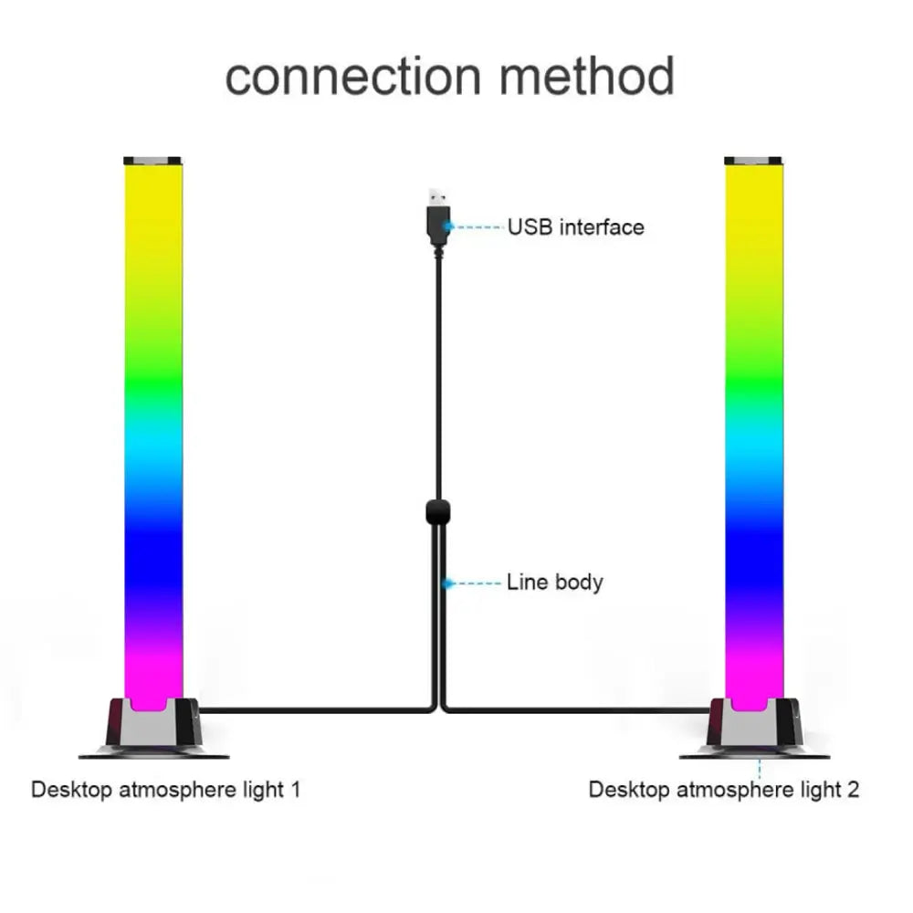 Smart RGB Music Rhythm Light Bar