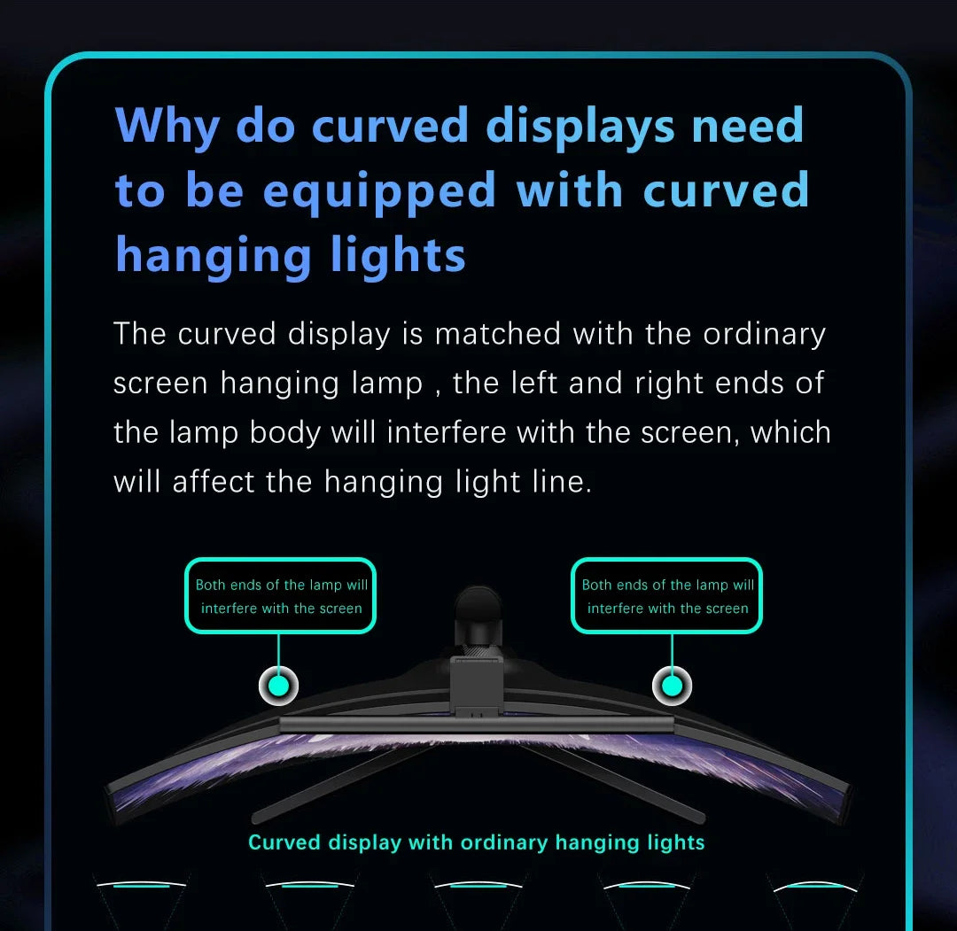 Computer Monitor Table Lamp Bar