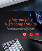 USB 61Key RGB Mechanical Gaming Keyboard