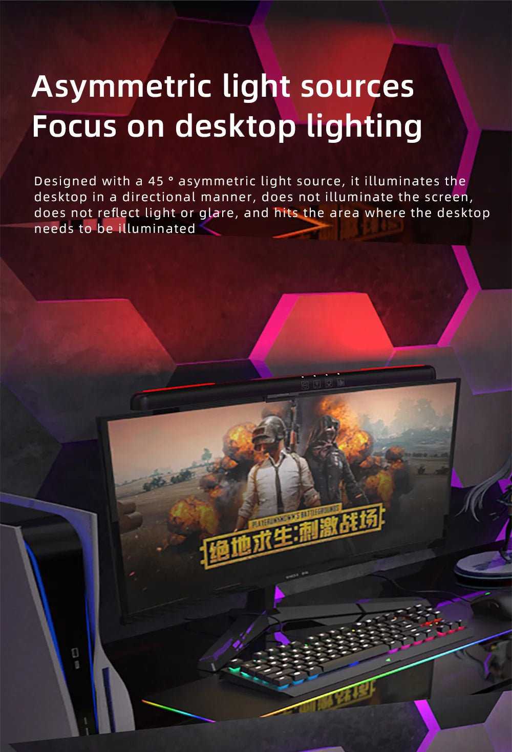 Led Monitor Light Bar Computer Lamps