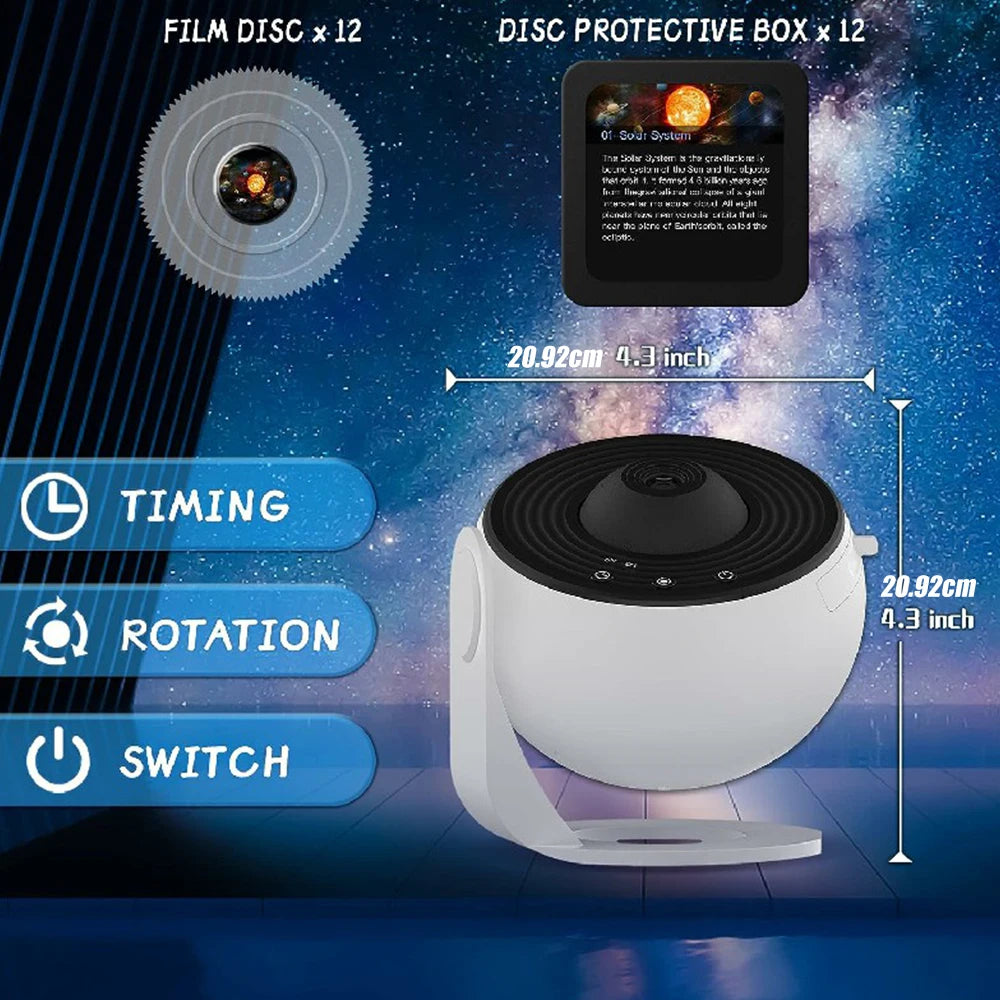 360° Starry Sky Galaxy Projector Lamp