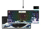 Wired OLED RGB Hot-Swappable Gaming Keyboard