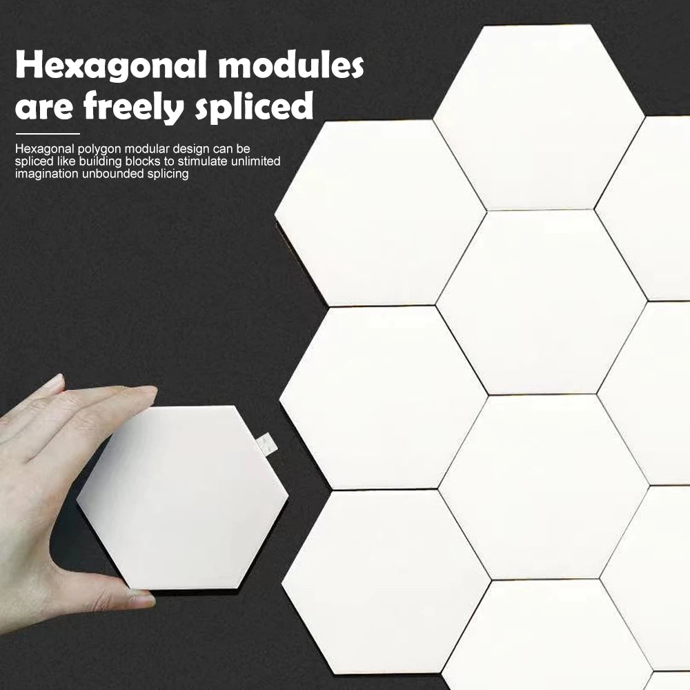 RGB Hexagonal Quantum Lamp LED Smart Wall Panels Light