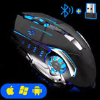 2.4G USB Bluetooth Rechargeable Wireless Mouse