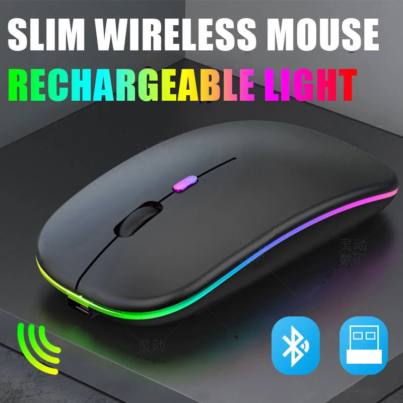 RGB Rechargeable Wireless Gaming Mouse