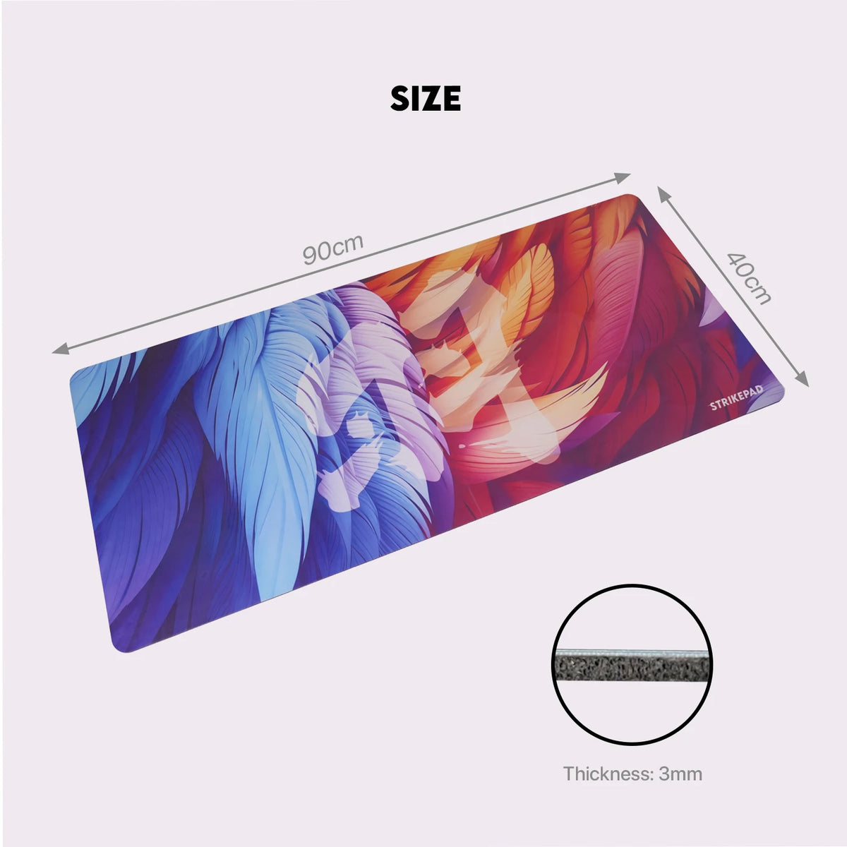 MST491 Holographic Gaming Mouse Pad Mat