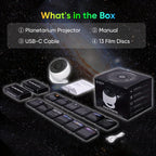 360° Rotating Galaxy Star Projector