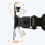 Adjustable Single Monitor Arm Mount