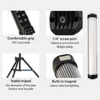 Portable RGB Magnetic LED Fill Light Stick