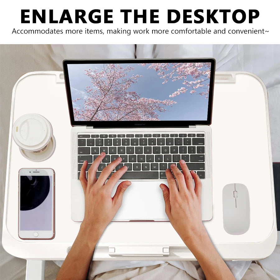 Foldable Adjustable Laptop Bed Desk