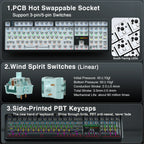 100% Layout RGB Mechanical Gaming Keyboard