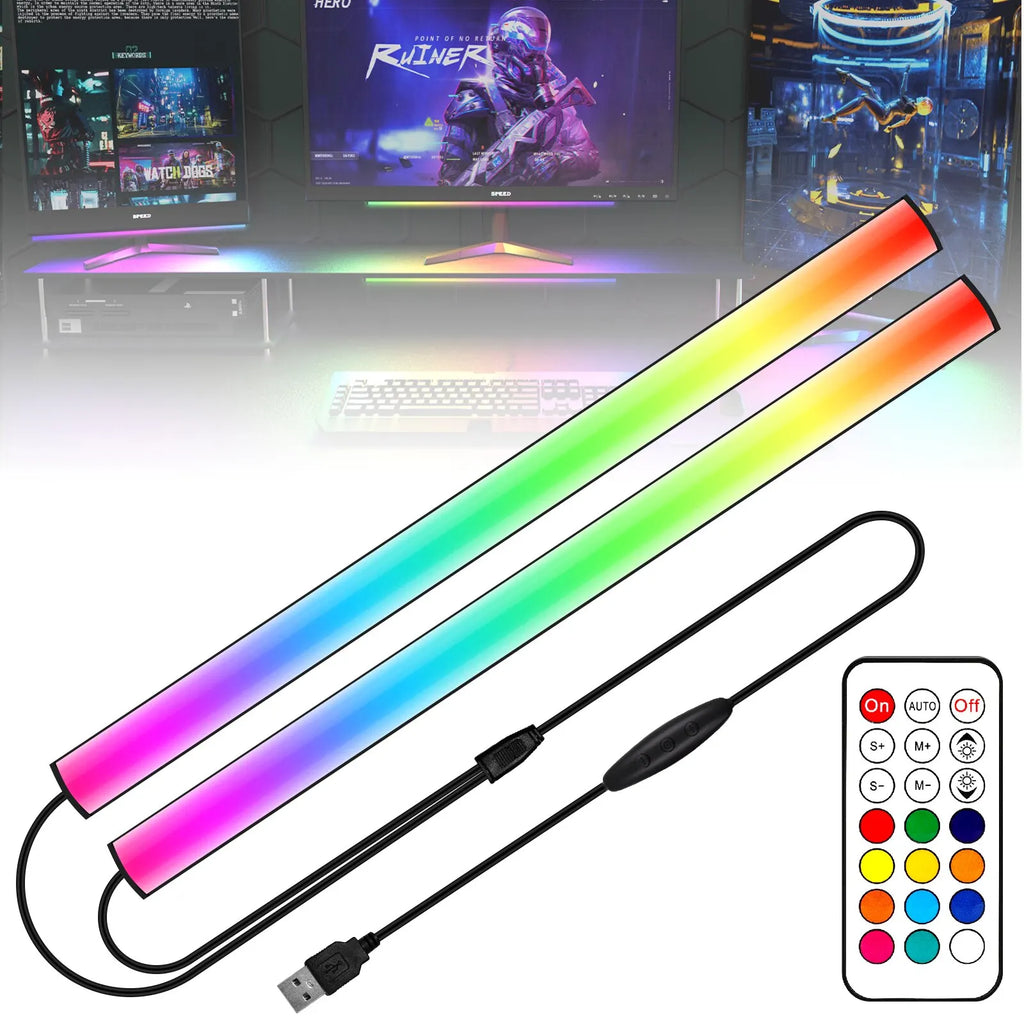 2 In1 Under Monitor Light Bar Gaming Lights