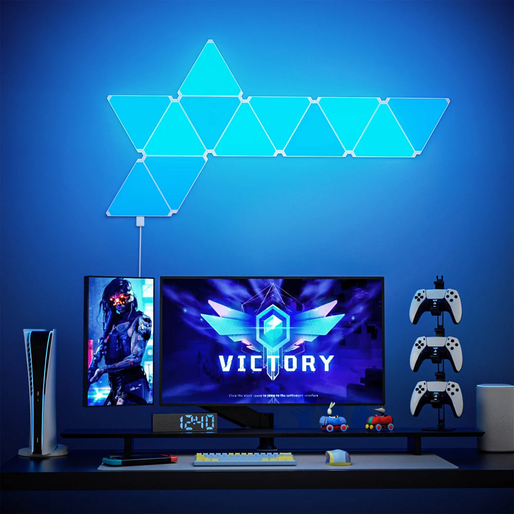 Smart RGB Quantum Triangle Wall Light