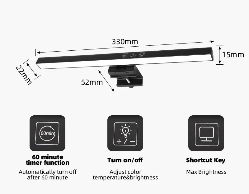 Led Monitor Light Bar Computer Lamps