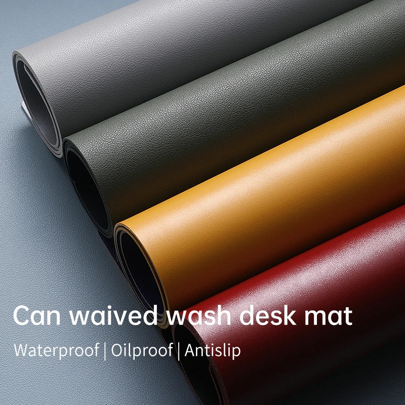 Waterproof PU Leather Large Gaming Desk Mouse Pad