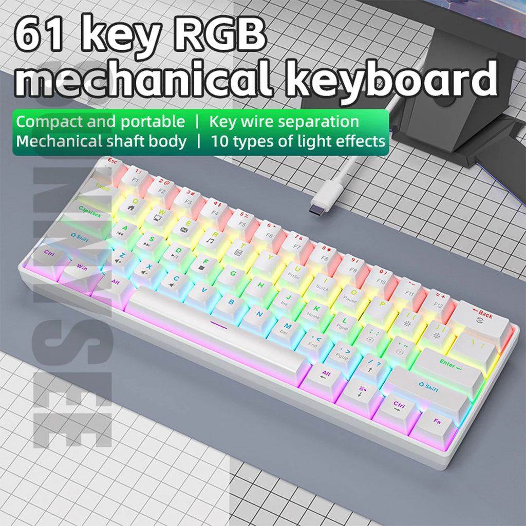 K61 Wired RGB Mechanical Gaming Keyboard