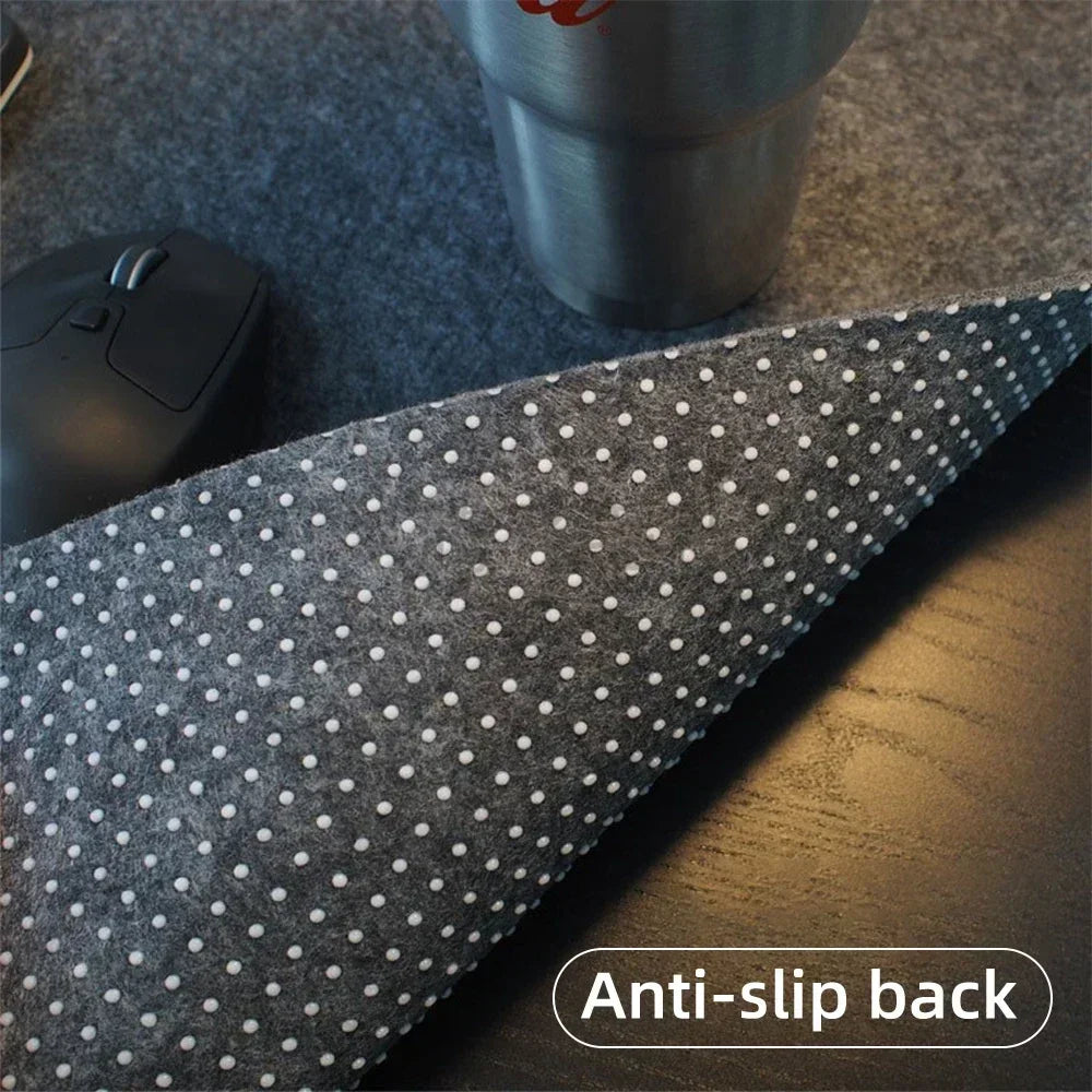 Large Wool Felt Desk Mouse Pad Protector Mat