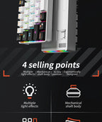 USB 61Key RGB Mechanical Gaming Keyboard