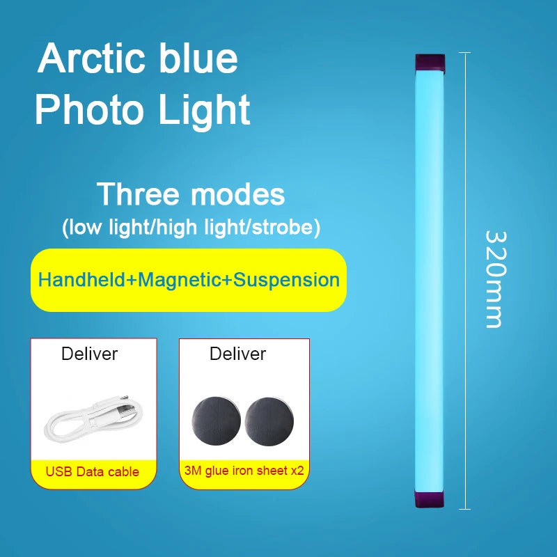 Handheld LED Video Light Wand Stick Lamp