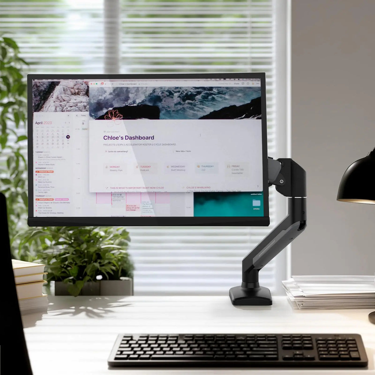 Nearhub MS-001 Single Monitor Arm Mount