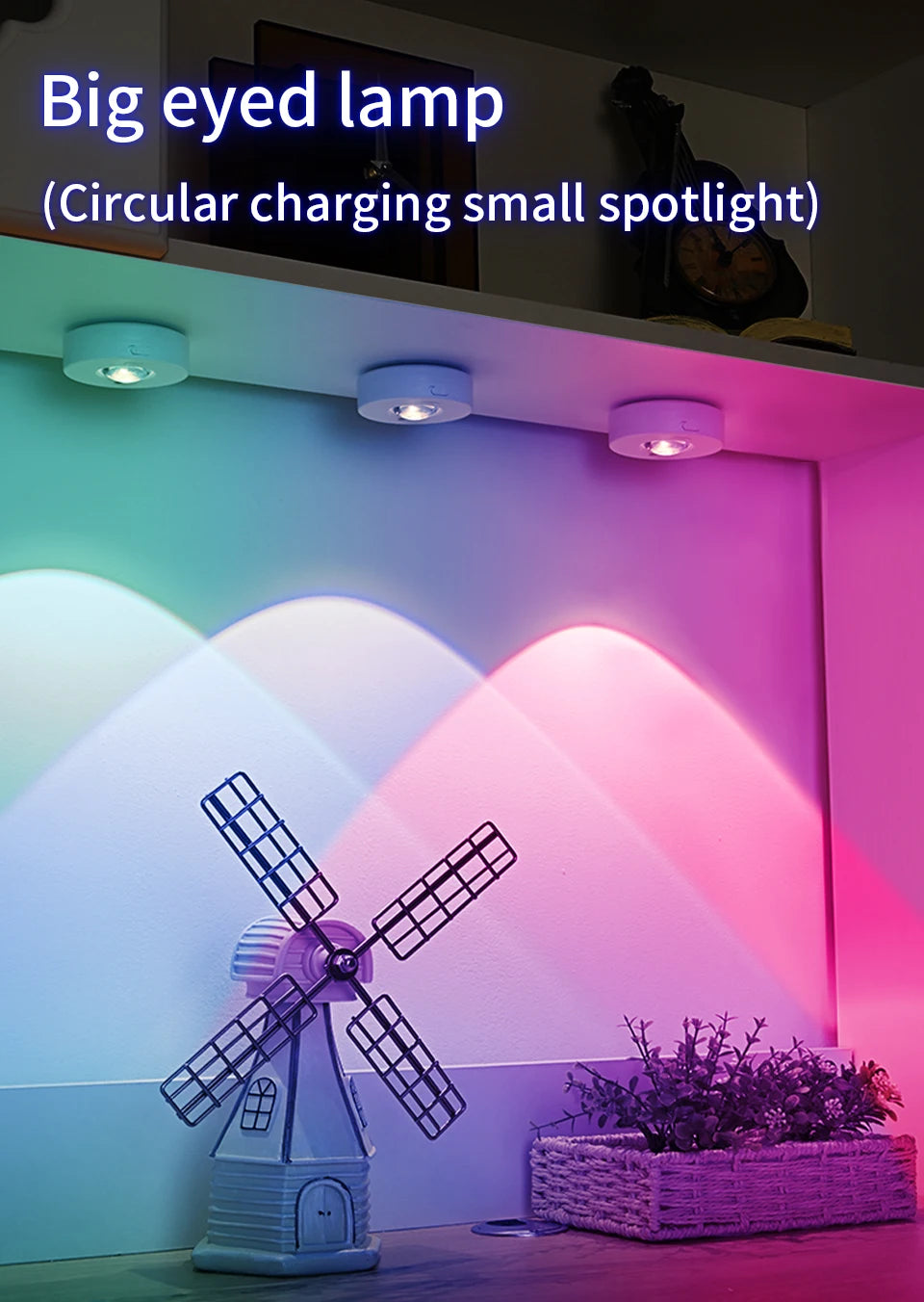 Rechargeable RGB LED Night Light