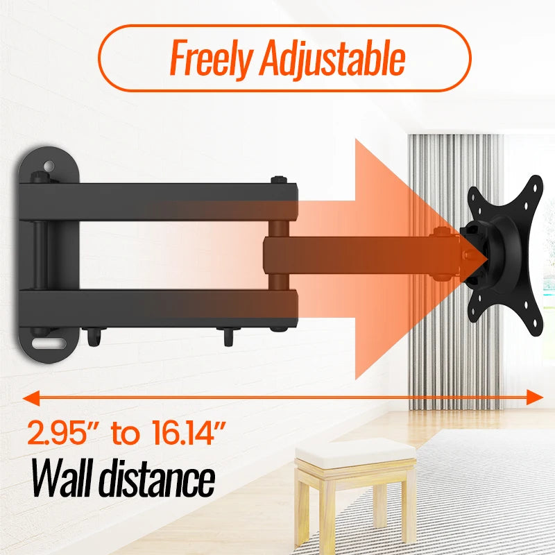 Tiltable 360° TV Wall Mount Bracket