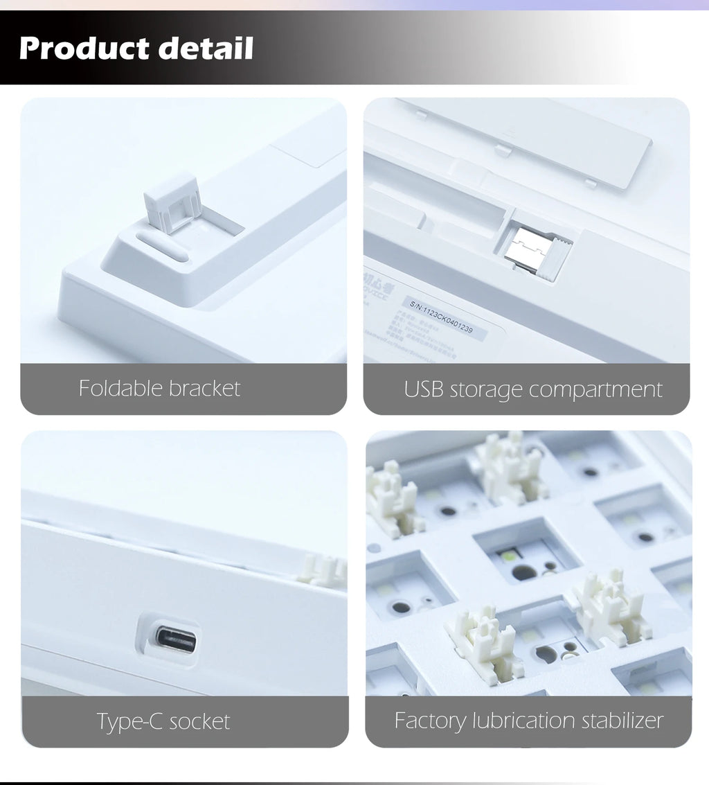 Novice 68Key Wireless Mechanical Keyboard Kit