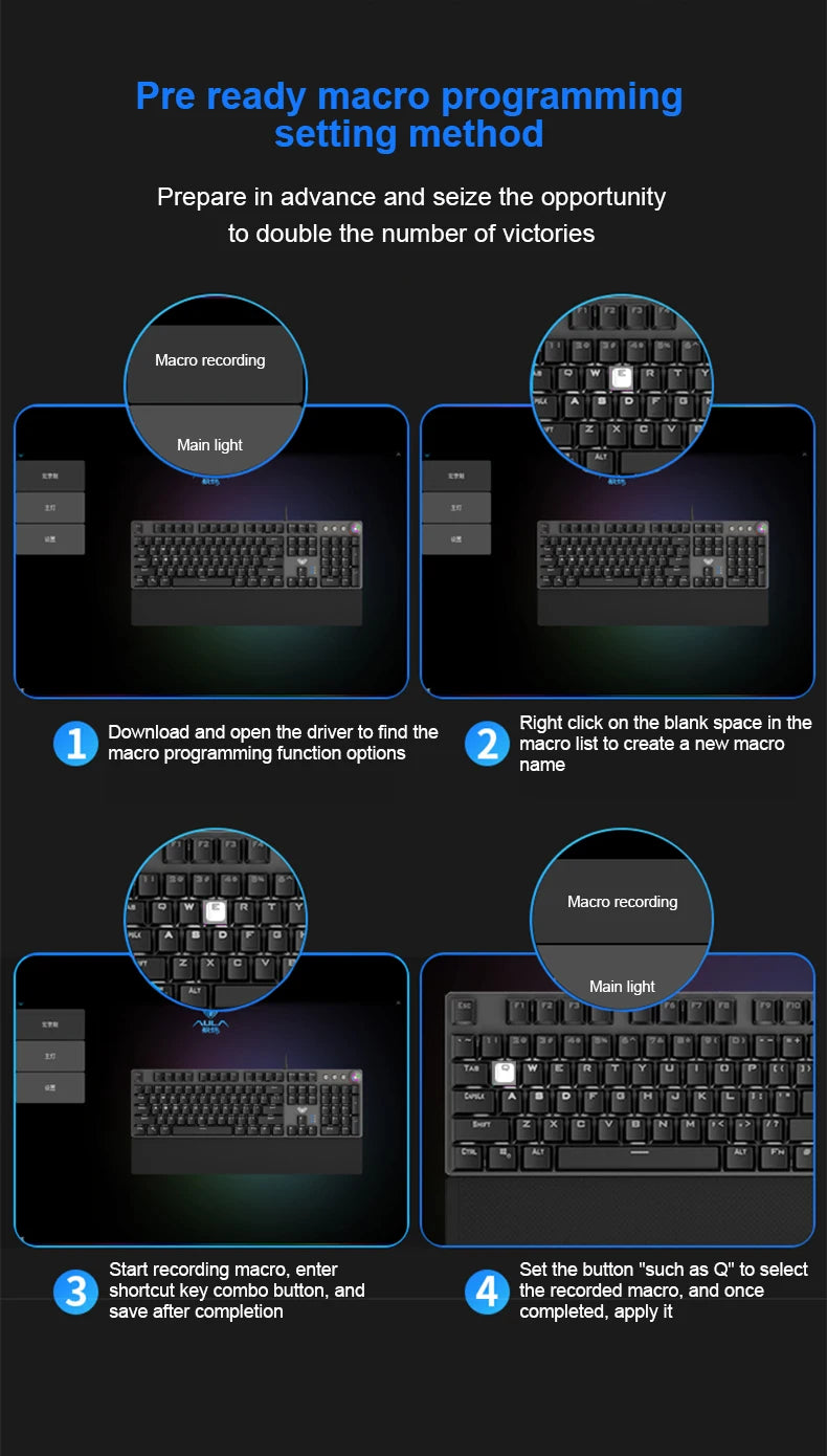 Wired 104-Key RGB Mechanical Gaming Keyboard
