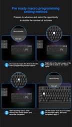 Wired 104-Key RGB Mechanical Gaming Keyboard