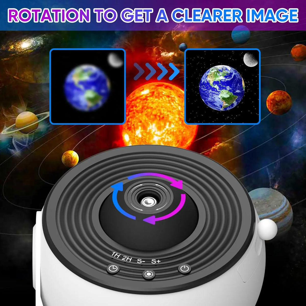 360° Starry Sky Galaxy Projector Lamp