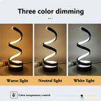 Modern USB Spiral LED Table Lamp